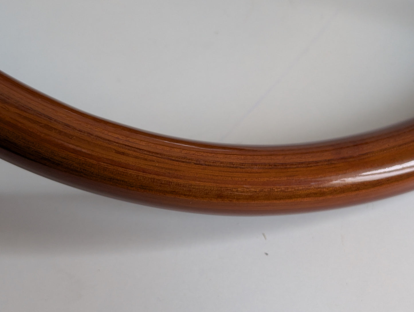Steering Wheel For Jaguar XJ12 XJ XJ5 XJ6 XJS - Wooden Rim, Silver Spokes, Classic, Wood 380mm