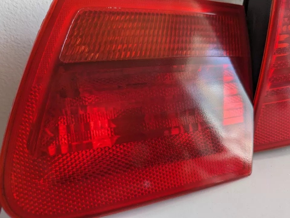 Taillights BMW E46 Touring Customed rebuilded All red Tinted by hand Customised Tinted