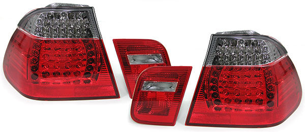 Taillights BMW E46 Coupe Facelift 2003-2006 LED  Tail lights Full set Smoked tinted  new