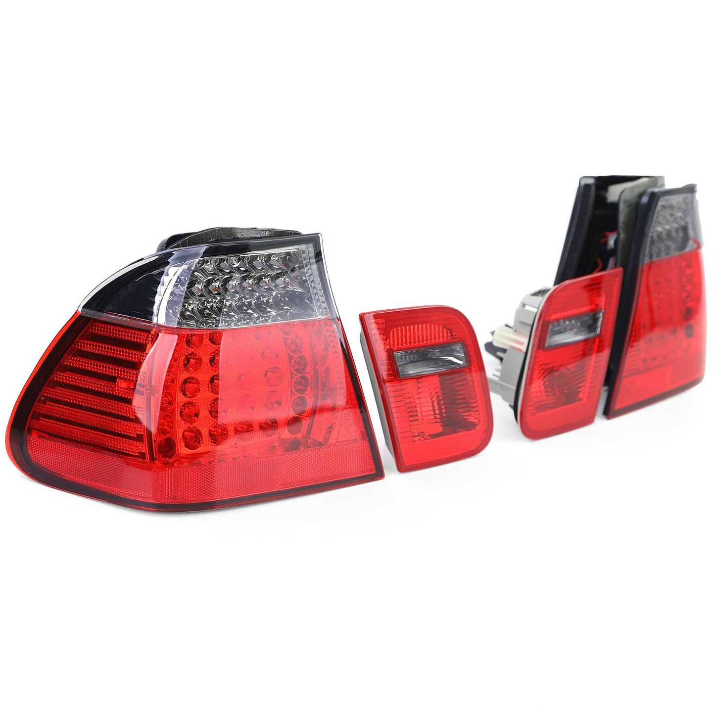 Taillights BMW E46 Coupe Facelift 2003-2006 LED  Tail lights Full set Smoked tinted  new