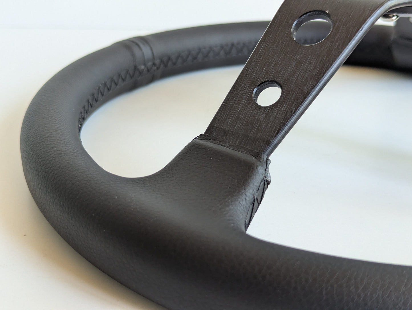 Steering Wheel For BMW - No Hub Adapter Included, Deep Dish, Black Stitching, Sport Vision, 350 mm
