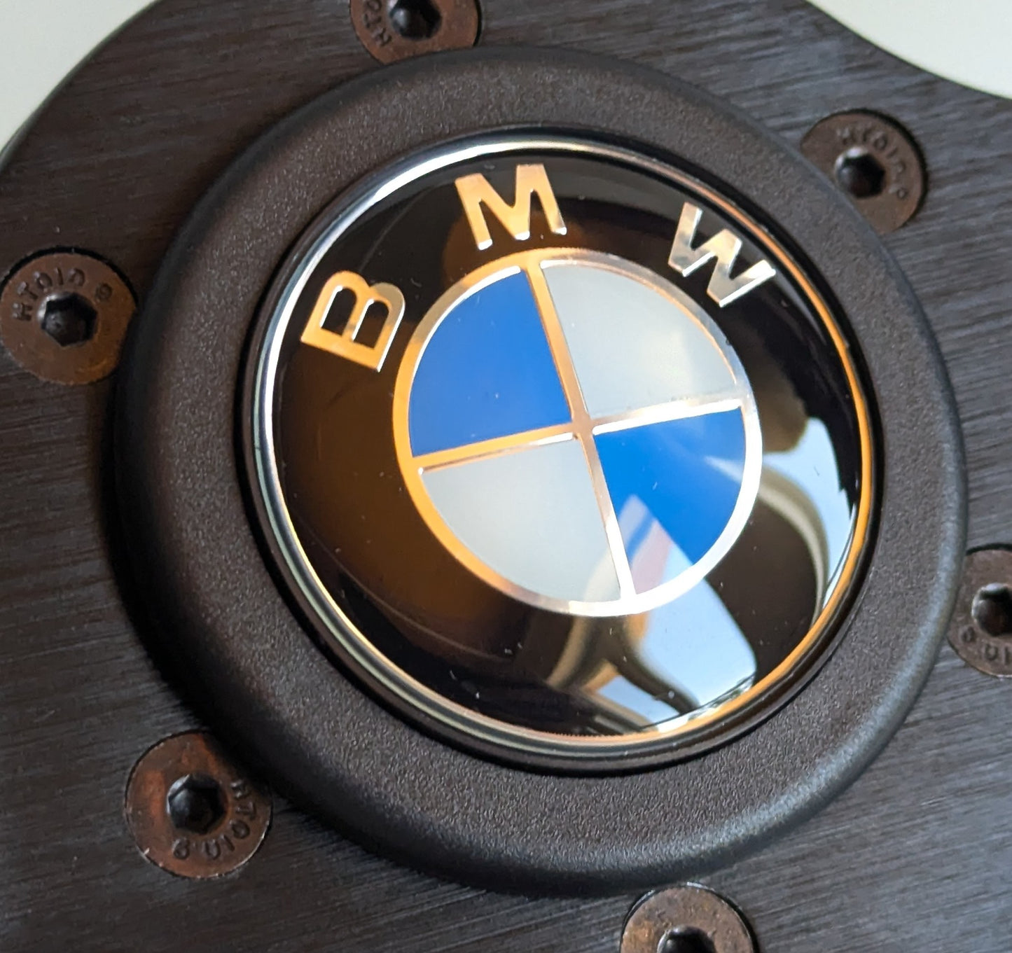 Steering Wheel For BMW E36 Z3 E38 E39 (1996-1999) - Black Leather, M Style Stitching, Sport Vision, 350 mm