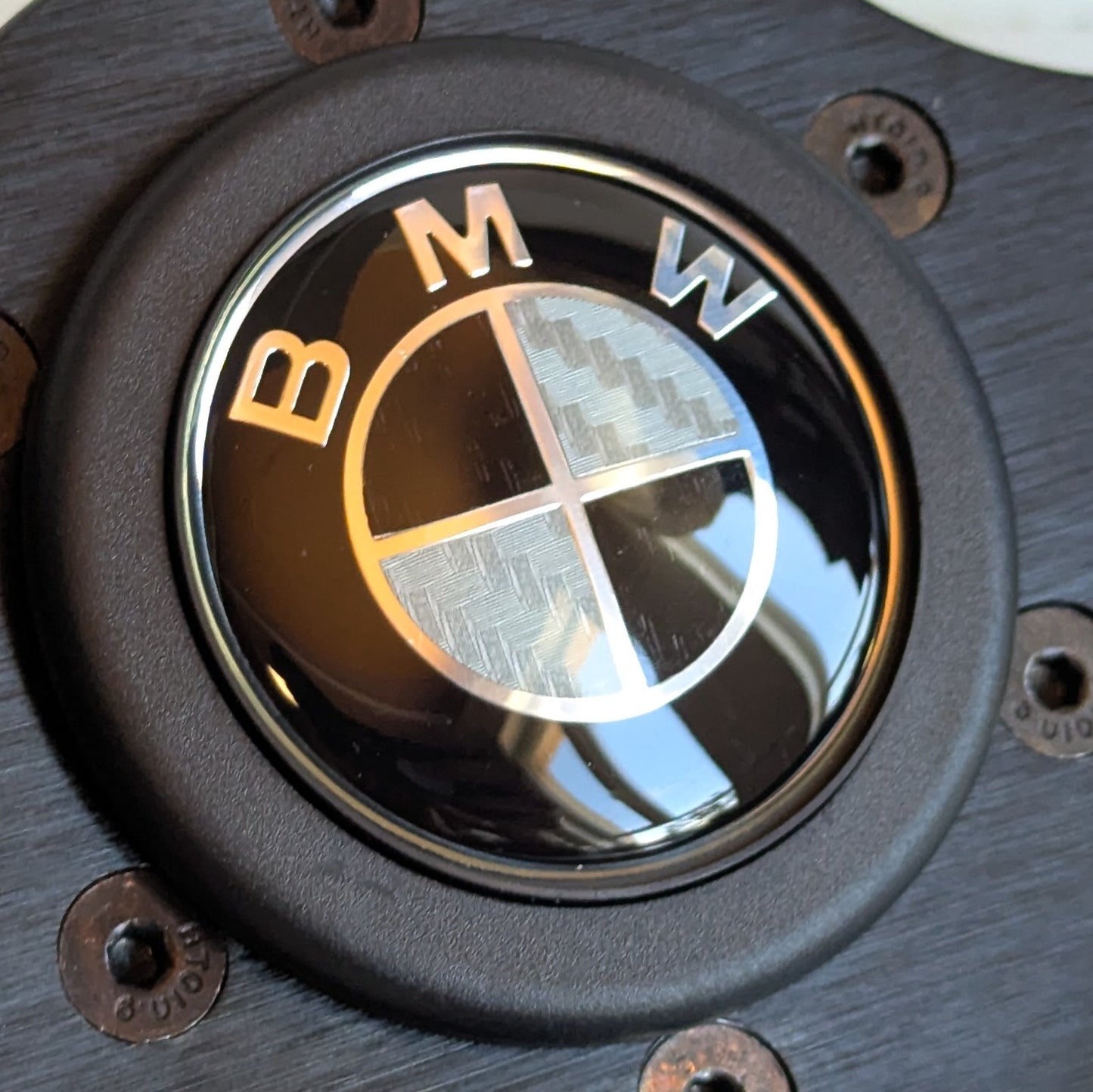 Steering Wheel For BMW E36 Z3 E38 E39 (1996-1999) - Black Leather, M Style Stitching, Sport Vision, 350 mm