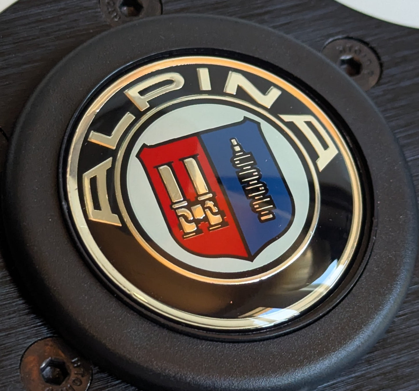 Steering Wheel For BMW E36 Z3 E38 E39 (1996-1999) - Black Leather, M Style Stitching, Sport Vision, 350 mm