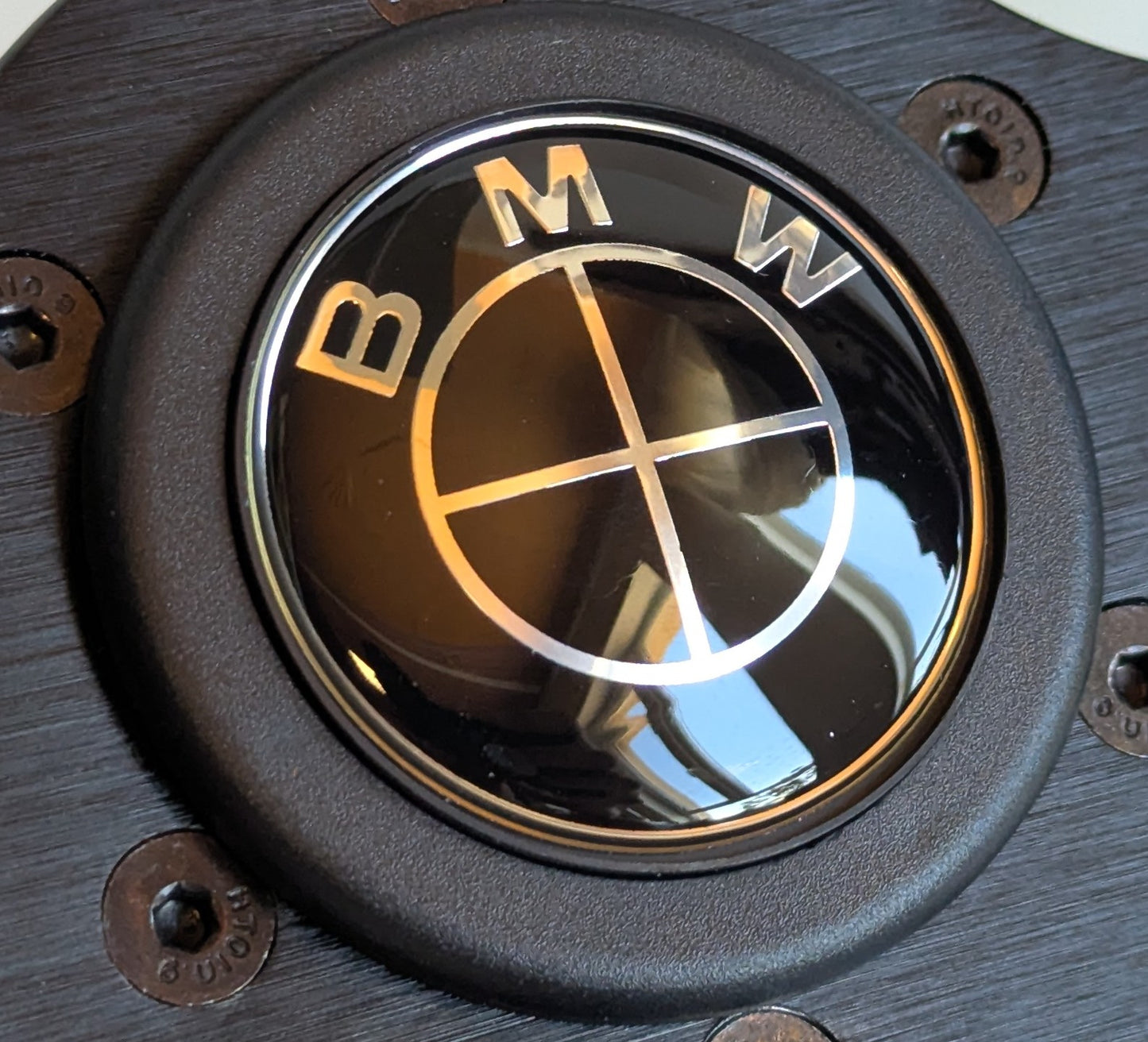 Steering Wheel For BMW E36 Z3 E38 E39 (1996-1999) - Black Leather, M Style Stitching, Sport Vision, 350 mm