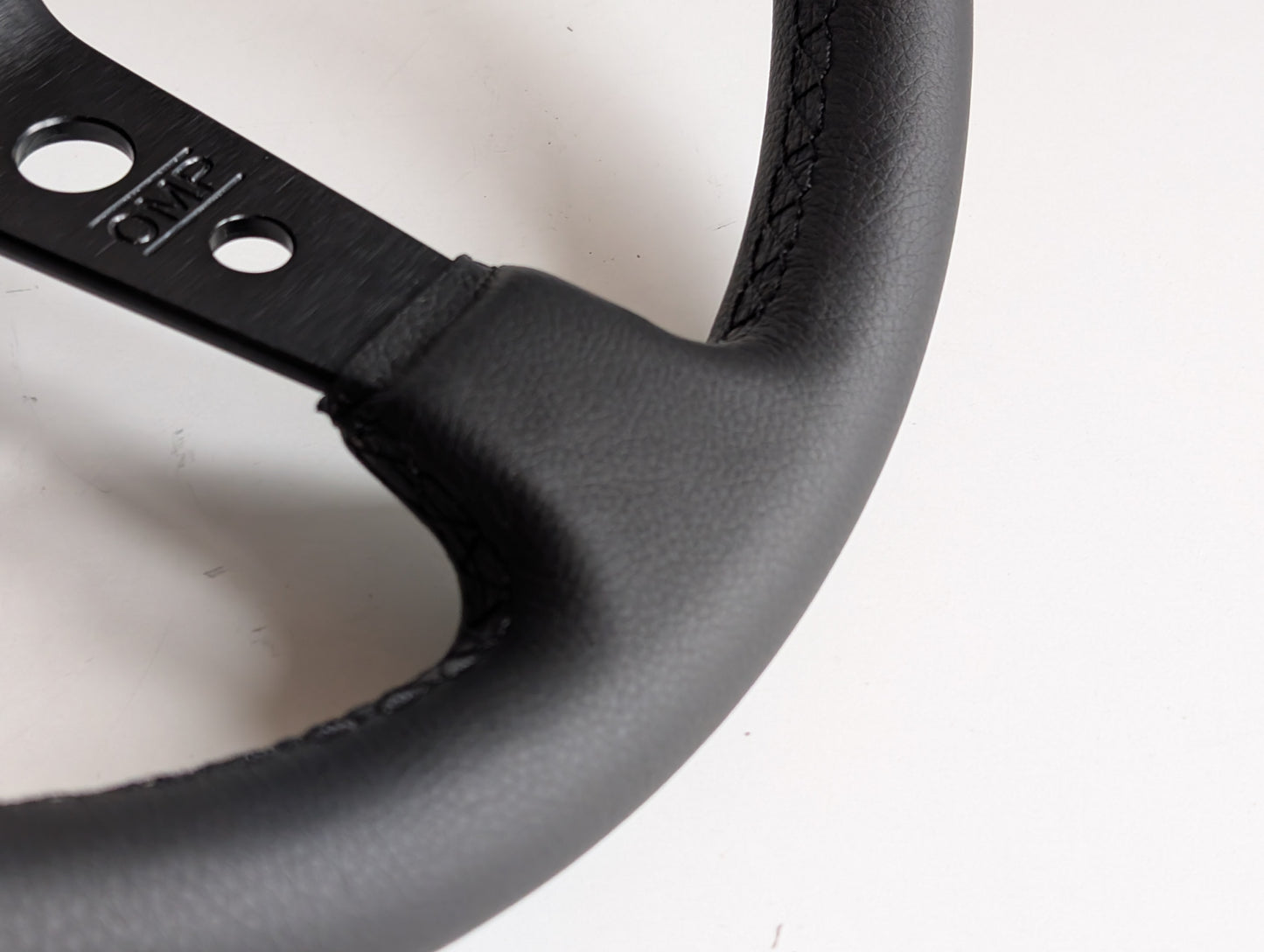 Steering Wheel For Land Rover 90 110 36 spline (2007-2015) - Deep Dish, Black Stitching, Sport Vision, 350 mm