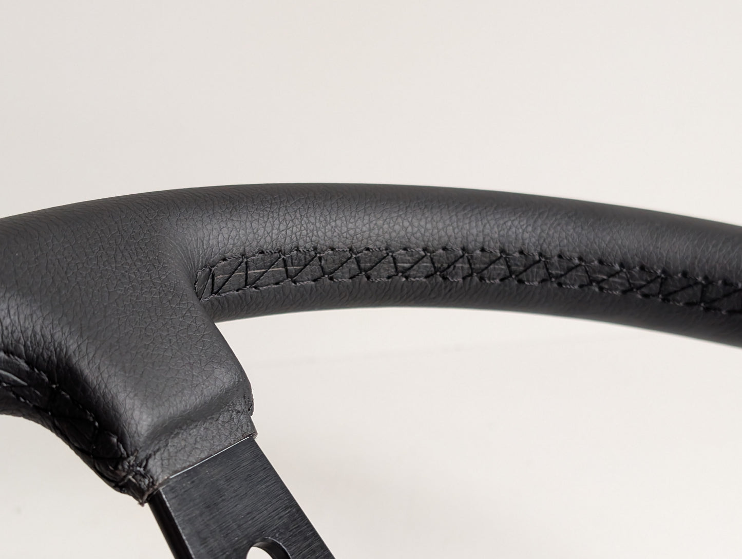 Steering Wheel For Land Rover 90 110 36 spline (2007-2015) - Deep Dish, Black Stitching, Sport Vision, 350 mm