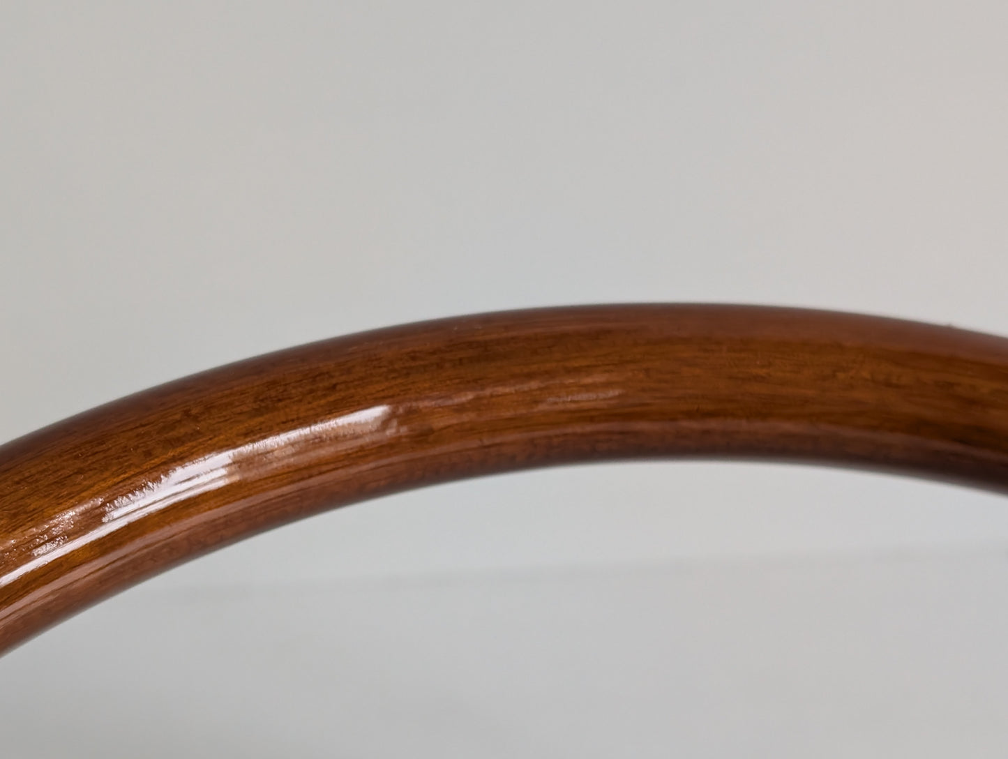 Steering Wheel For BMW E24 E28 E30 E32 E34 (1986-1992) - Solid Wood, Vintage Gold Spokes, Classic Style, 380 mm