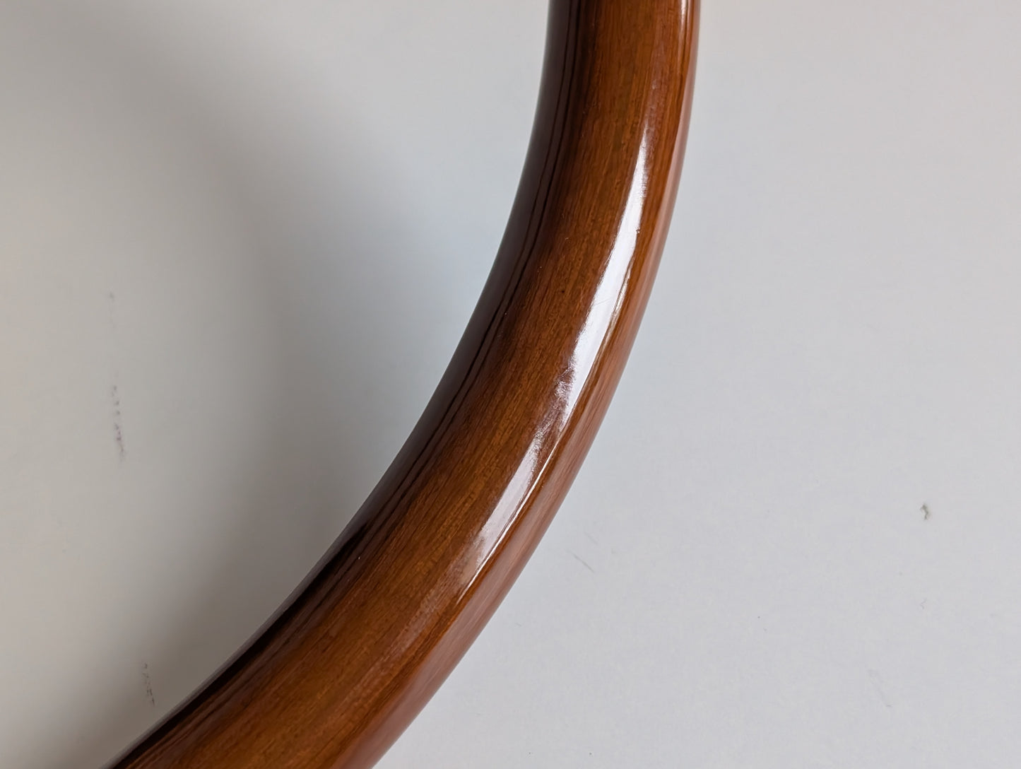 Steering Wheel For BMW E24 E28 E30 E32 E34 (1986-1992) - Solid Wood, Vintage Gold Spokes, Classic Style, 380 mm