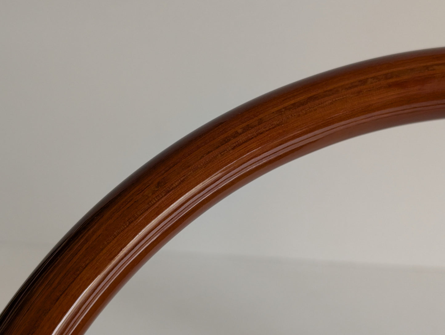Steering Wheel For Chevrolet Corvette C3 Chevy - Wooden Rim, Silver Spokes, Classic, Wood 380mm