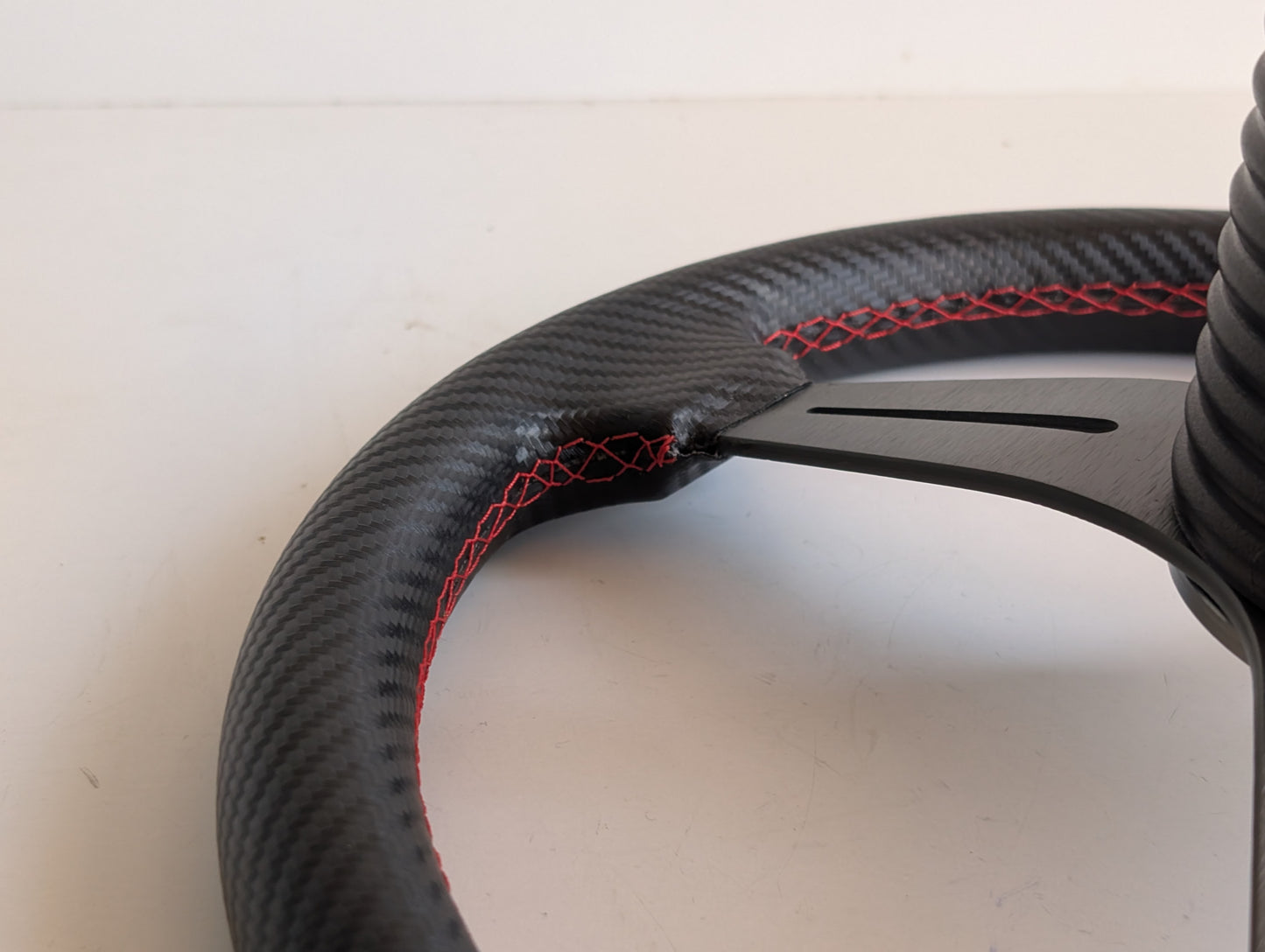 Steering Wheel For BMW E24 E28 E30 E32 E34 (1986-1992) - Carbon Look, Leather, Sport Design, 350 mm