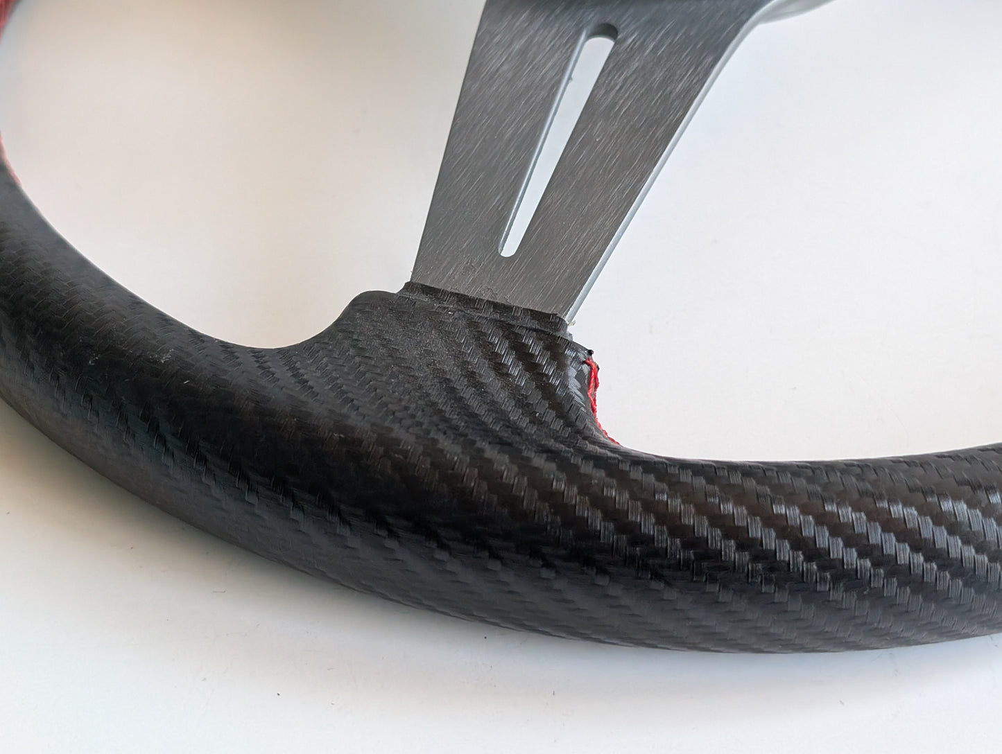 Steering Wheel For BMW E24 E28 E30 E32 E34 (1986-1992) - Carbon Look, Leather, Sport Design, 350 mm