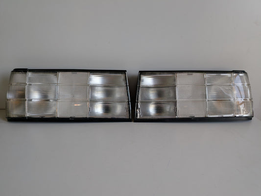 BMW E30 Facelift All White Tail Lights Facelift  Premium Aftermarket Set