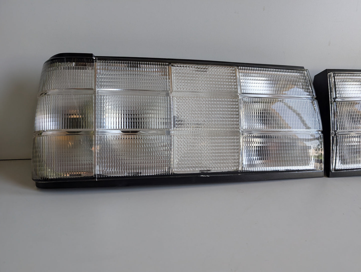 BMW E30 Facelift All White Tail Lights Facelift  Premium Aftermarket Set