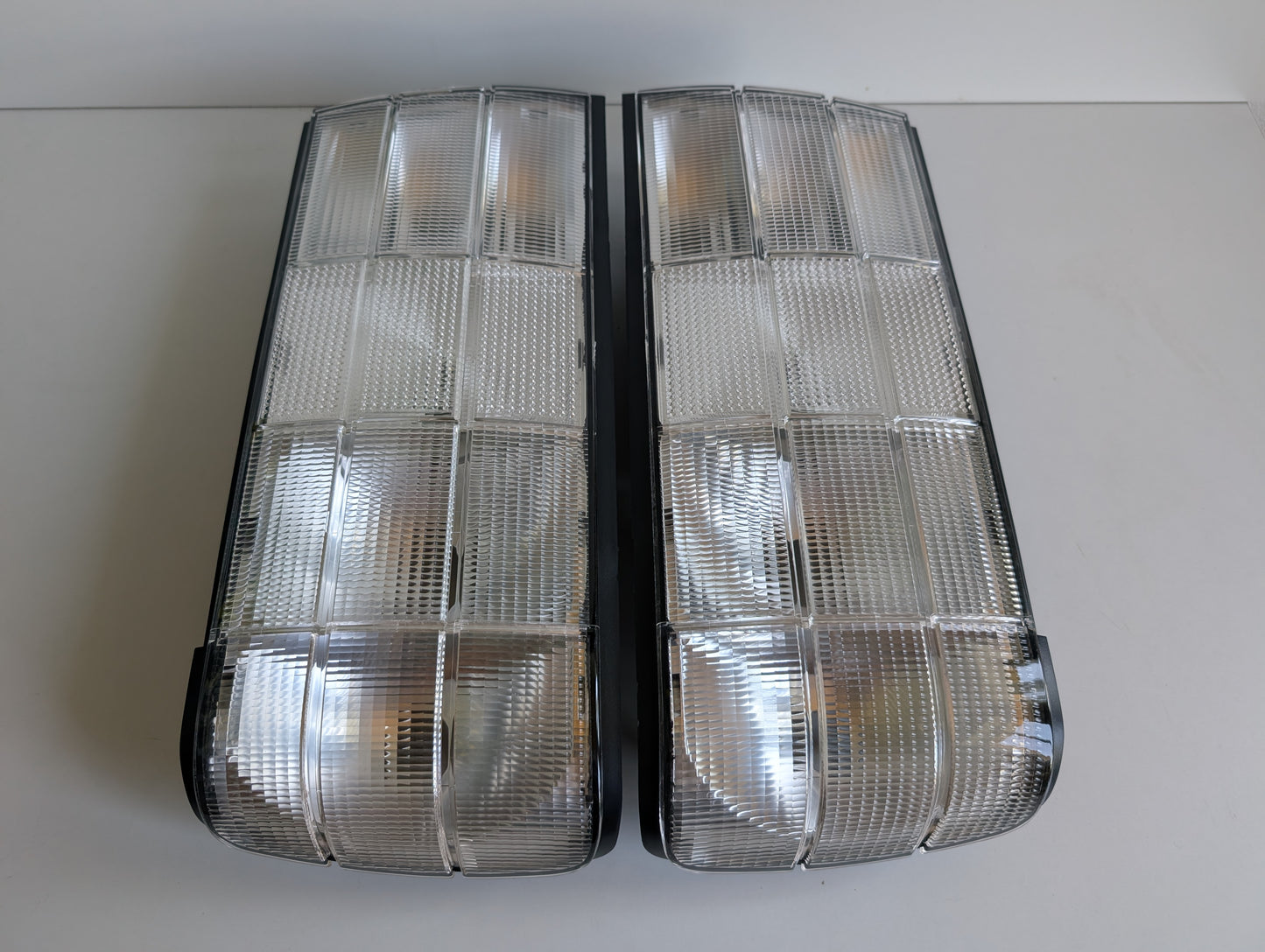 BMW E30 Facelift All White Tail Lights Facelift  Premium Aftermarket Set