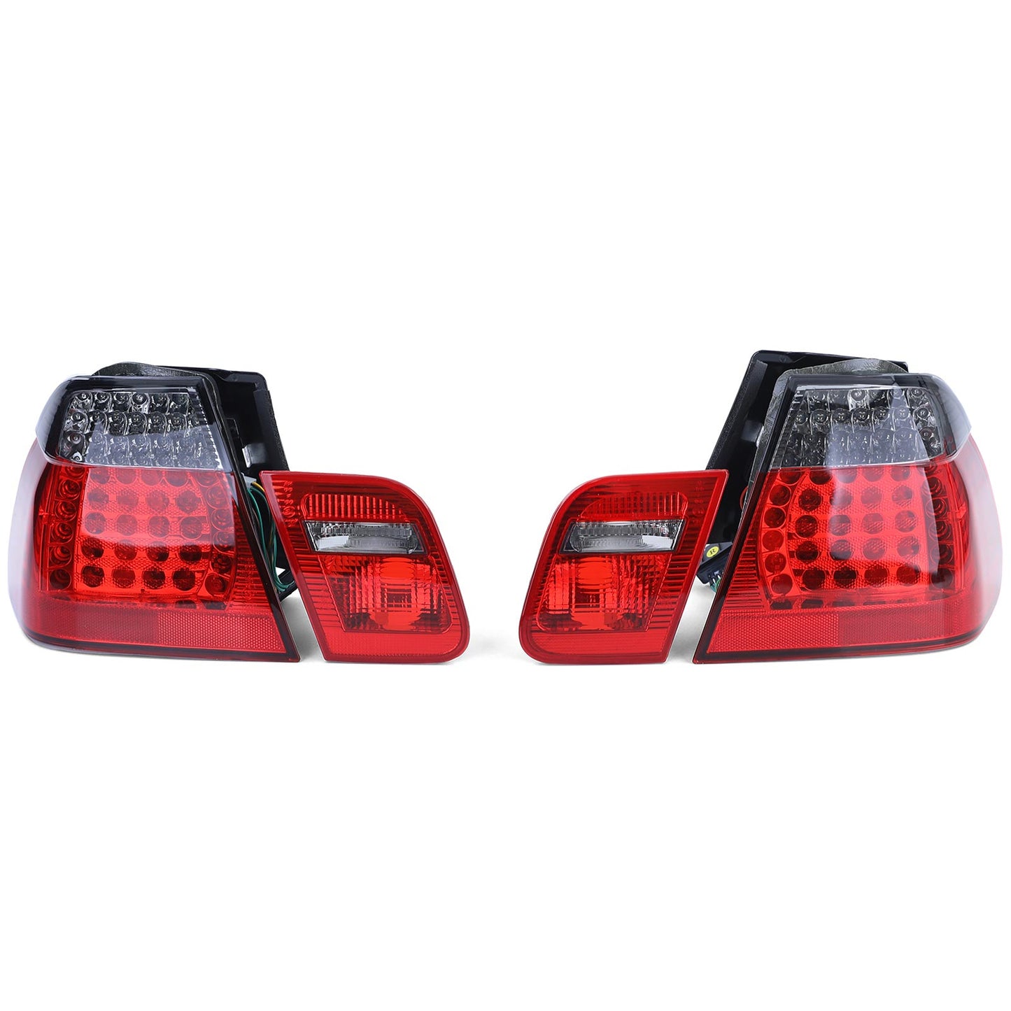 Taillights BMW E46 Coupe Facelift 2003-2006 LED  Tail lights Full set Smoked tinted  new