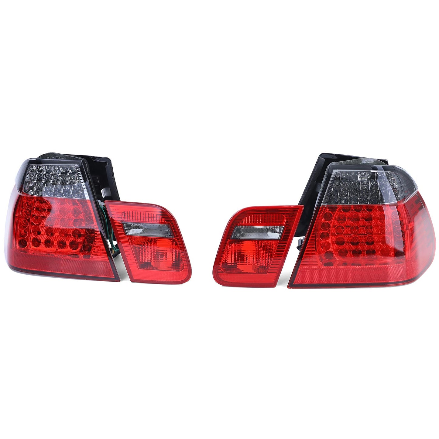 Taillights BMW E46 Coupe Facelift 2003-2006 LED  Tail lights Full set Smoked tinted  new