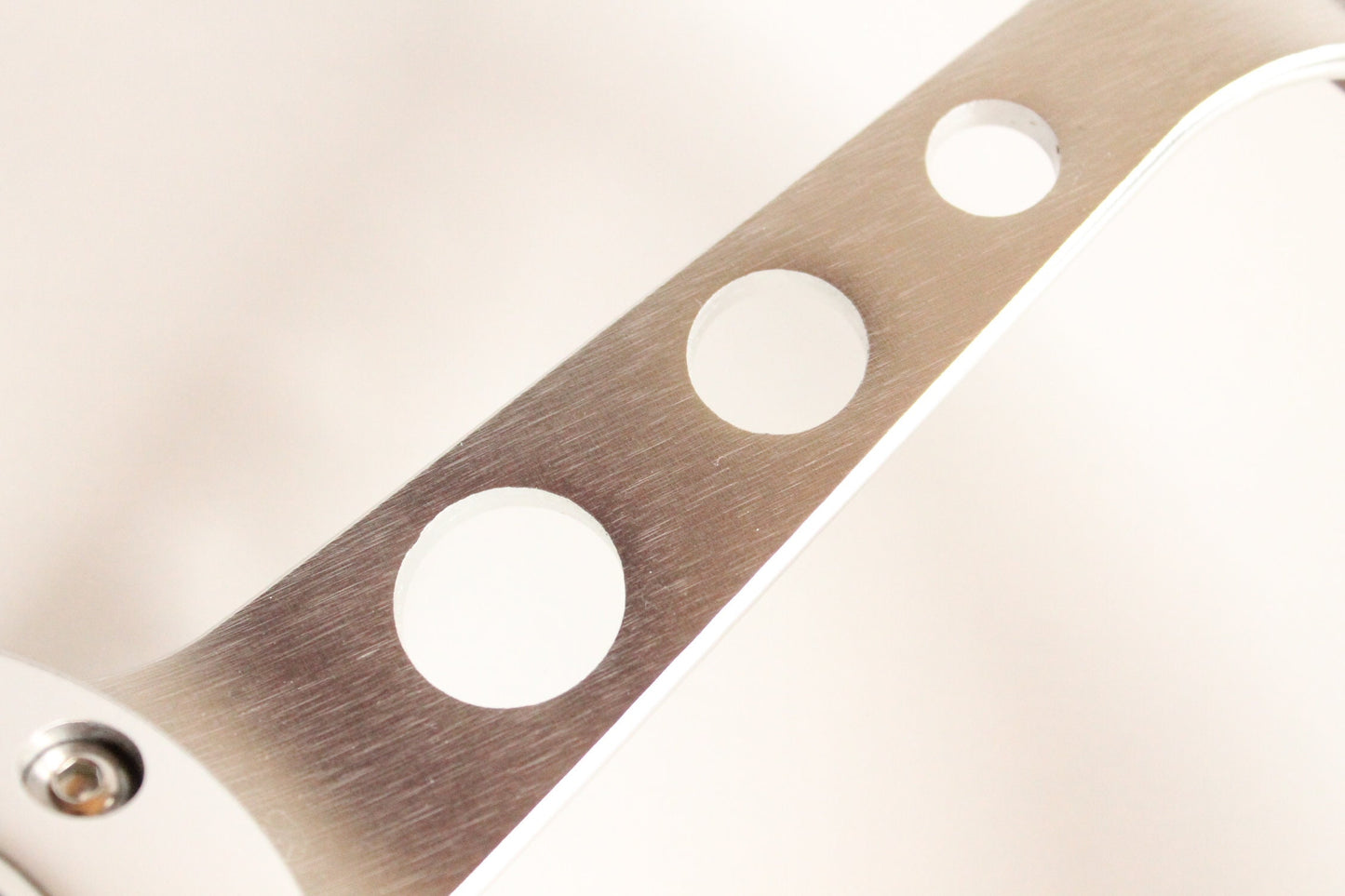 Steering Wheel For LANCIA - No Hub Adapter, Wooden Rim, Silver Spokes With Holes, Vintage, 380mm