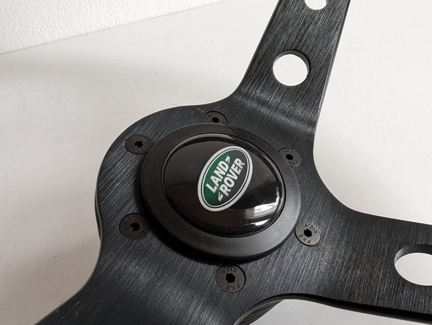 Steering Wheel For Land Rover / Range Rover 48 spline 2008-2015 - Deep Dish, Green Stitching, Sport Vision, 350 mm