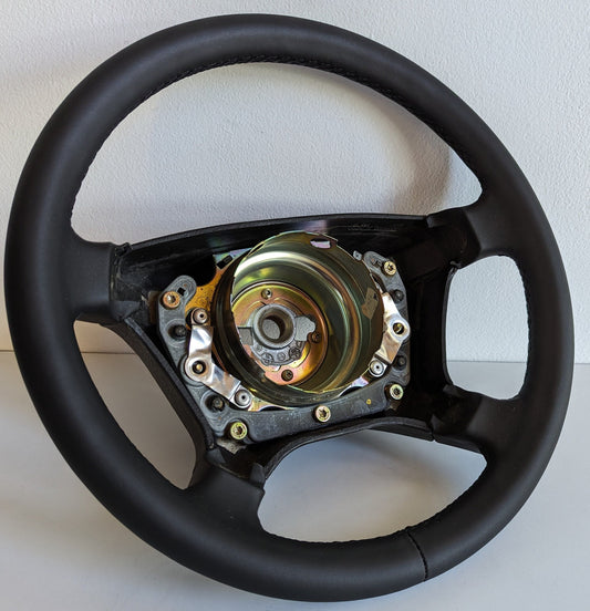 Steering Wheel For W124 W202 W140 R129 W210 (1994-1998) OEM Reupholstered 390mm New Leather