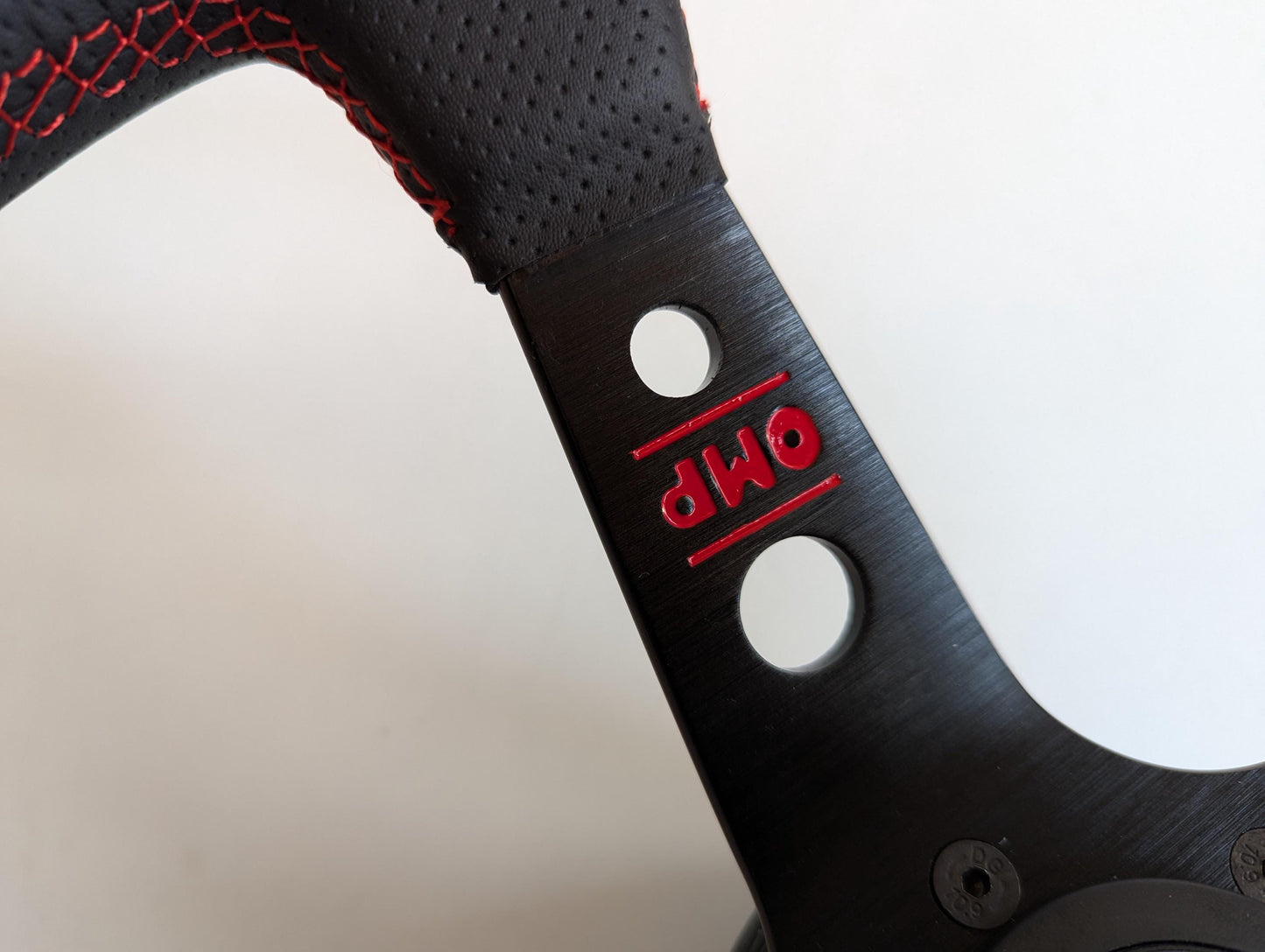 Steering Wheel For TOYOTA - No Hub Adapter Included, Deep Dish, Perforated Leather, Red, Blue, Yellow, Green, 350 mm