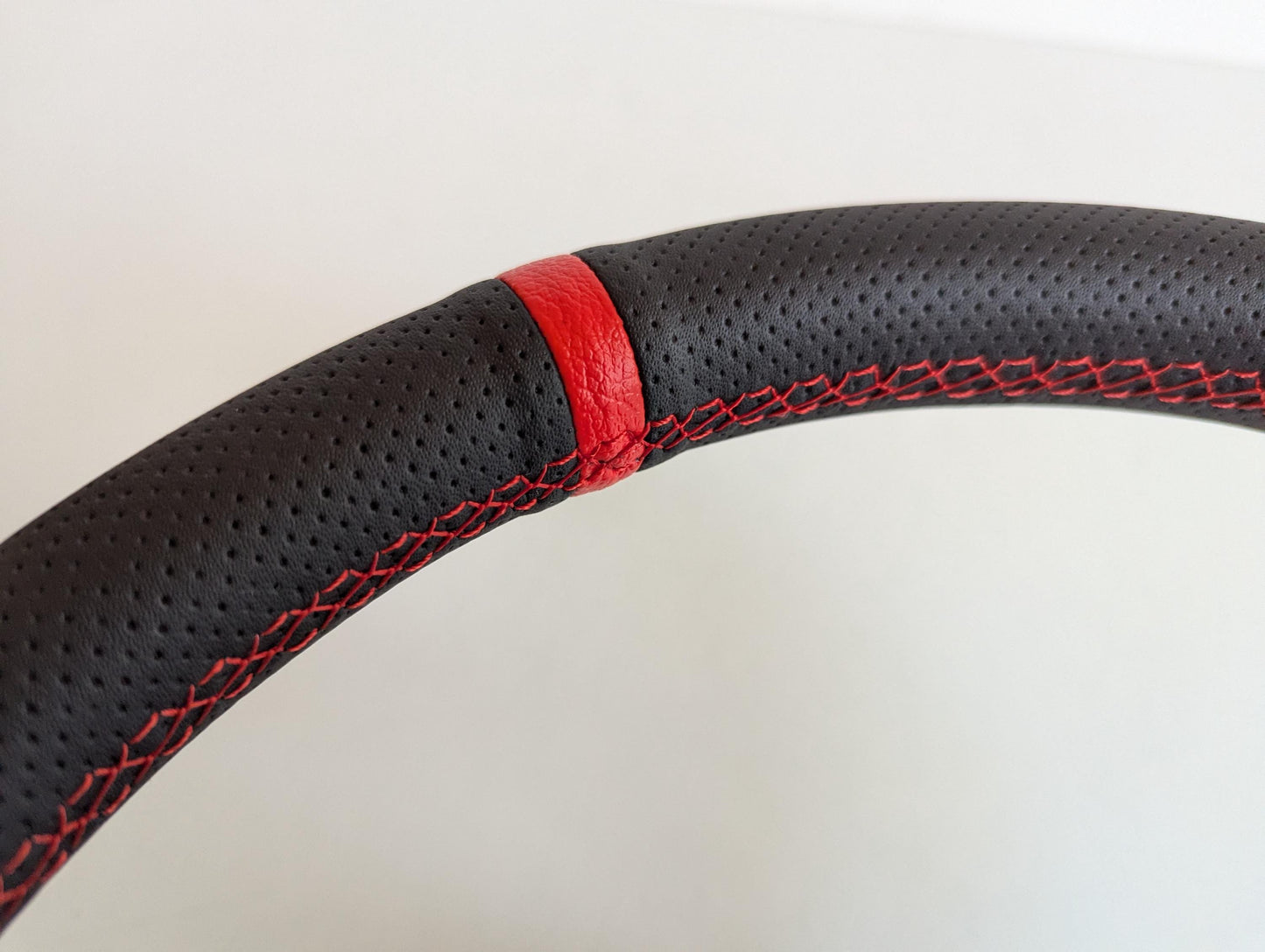 Steering Wheel For TOYOTA - No Hub Adapter Included, Deep Dish, Perforated Leather, Red, Blue, Yellow, Green, 350 mm