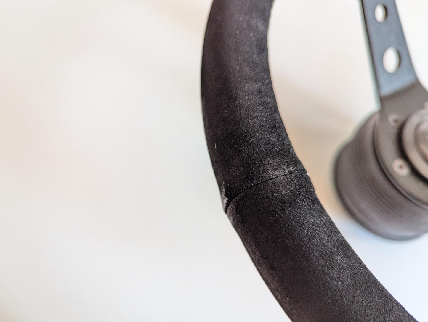 Steering Wheel For TOYOTA Celica Supra Mr2 Corolla Hiace - Deep Dish, Alcantara Suede, Red, Blue, Yellow, Green, 350 mm