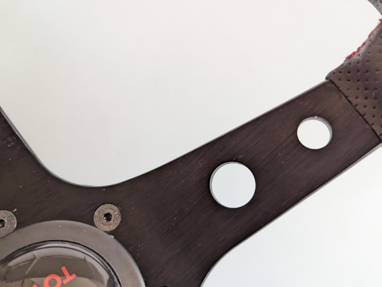 Steering Wheel For TOYOTA - No Hub Adapter Included, Deep Dish, Perforated Leather, Red, Blue, Yellow, Green, 350 mm