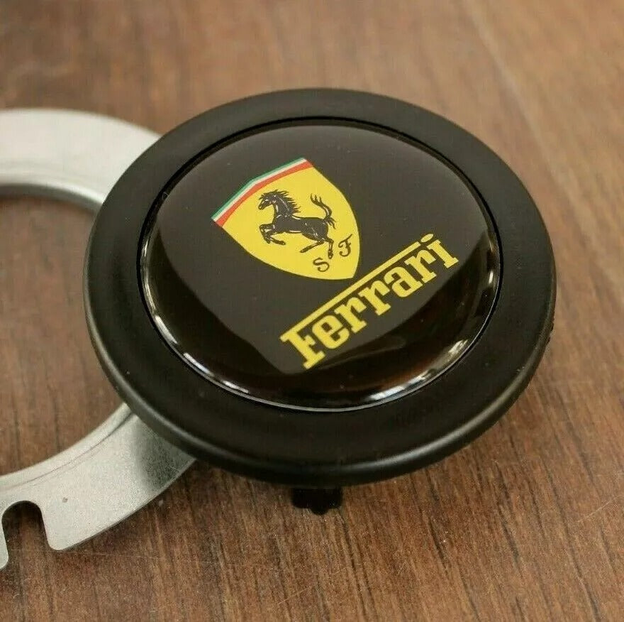 Horn Button Fits Ferrari Fits MOMO RAID SPARCO NRG Sport Steering Wheel