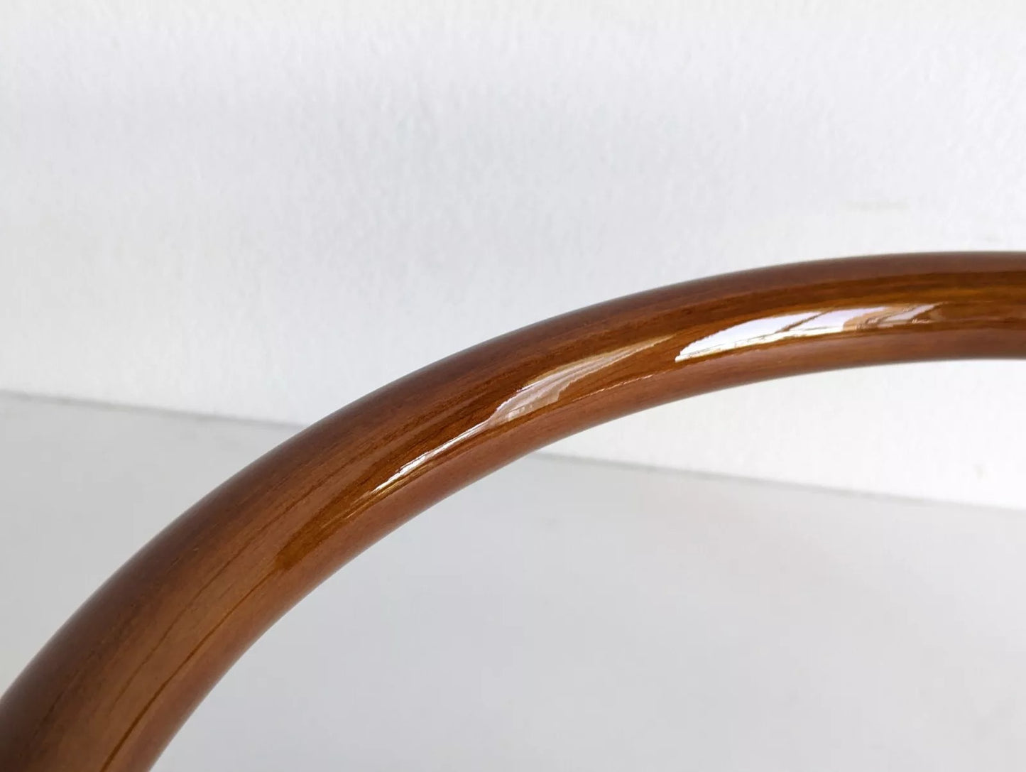 Steering Wheel For Jaguar XJ12 XJ XJ5 XJ6 XJS - Solid Wood, Vintage Gold Spokes, Classic Style, 380 mm