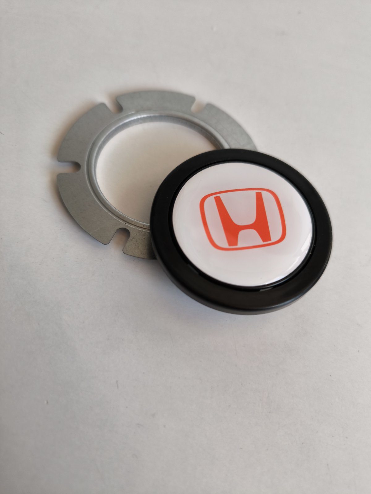 Horn Button Fits HONDA Fits MOMO RAID SPARCO NRG Sport Steering Wheel White