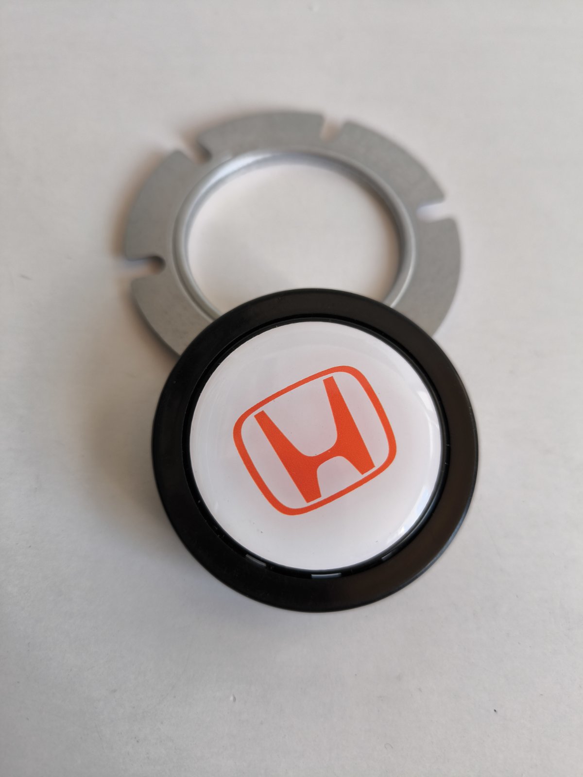 Horn Button Fits HONDA Fits MOMO RAID SPARCO NRG Sport Steering Wheel White